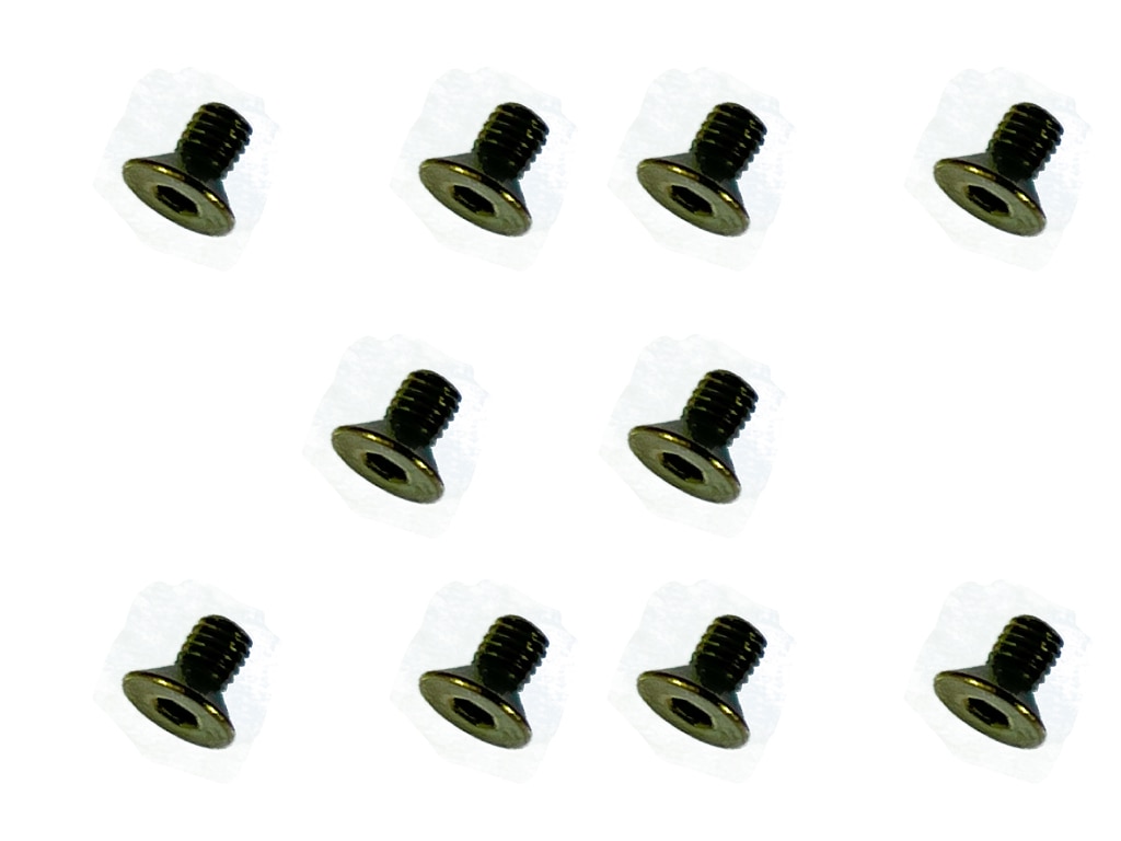 S-Flex Titanium M3×5mm Hex Socket Countersunk Screw 10pcs S-Flex