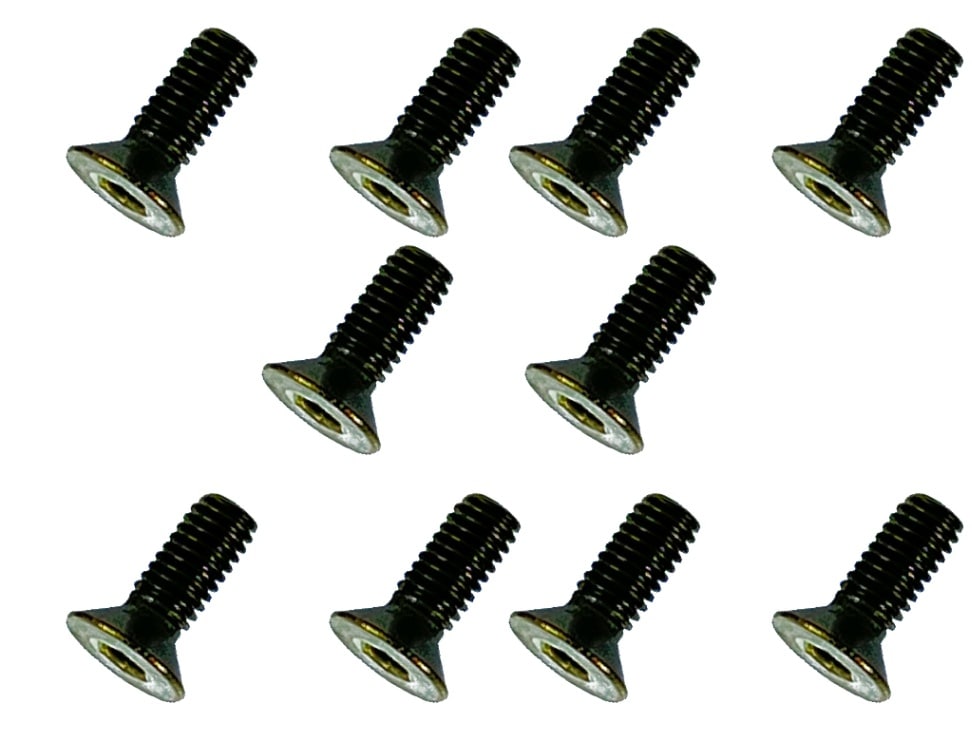 S-Flex Titanium M3×8mm Hex Socket Countersunk Screw 10pcs S-Flex