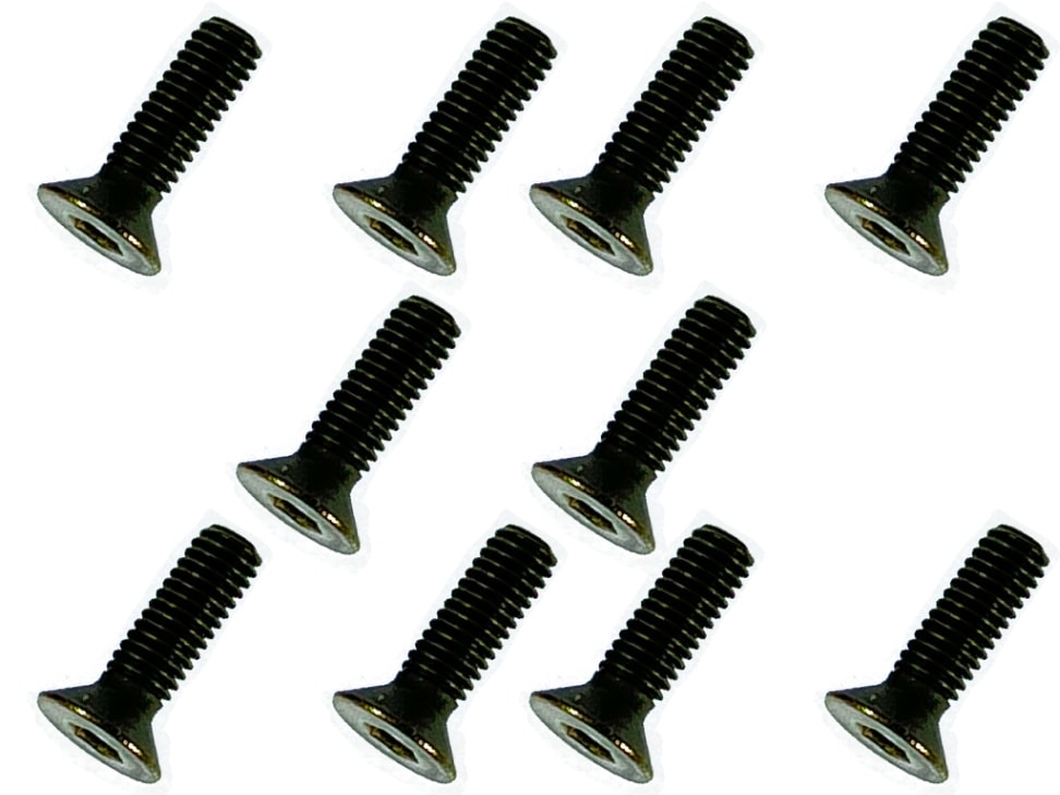 S-Flex Titanium M3×10mm Hex Socket Countersunk Screw 10pcs S-Flex