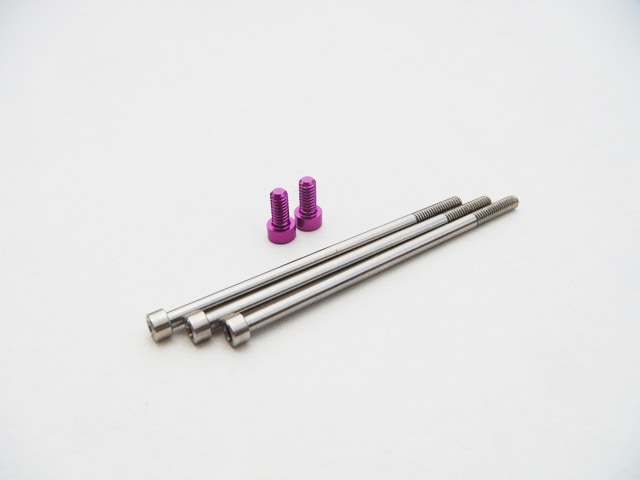HOBBYWING  V10 G4チタン/アルミスクリューセット (Purple) Hobbywing V10 G4 Titan/Alum. Screw Set [Purple]