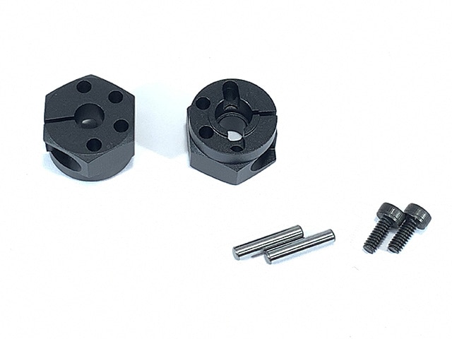 Aluminum Hex Wheel Hub (8mm Width) Tamiya General-Purpose Black