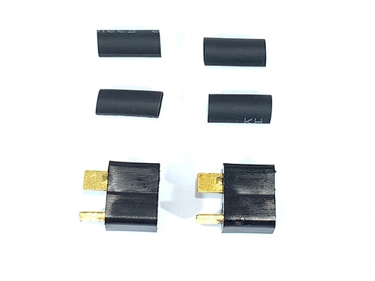 T Type 2P Connector Black (Female 2pcs) 2P Connecter (Female 2pcs)