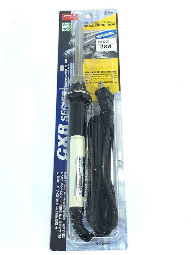 セラミックハンダこて 38W こて先 細