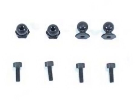 5mm Ball Stud Nut M2 Screw (CAP Screw Included) 4pcs