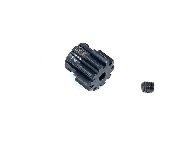 08M Hardened Steel Pinion Gear 10T Hard steel pinion gear for 380 motor 0.8M 10T for Tamiya Glass hopper (for 380 Motor)
