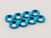 M2 Aluminum Countersunk Washer (Light Blue) 8pcs M2 Washer for countersunk screw (Light Blue) OD4.6mm 8pcs