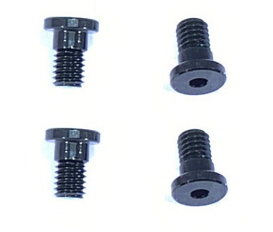 Aluminum Spur gear Fixing screw (for Aluminum Spur Gear Fixed Screw (Black) 4pcs 48/64 Pitch)(Black) for 48/64pitch 4pcs