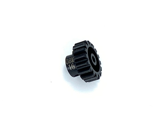 08M Hardened Steel Pinion Gear 16T Hard steel pinion gear 0.8M 16T for Tamiya Nova fox