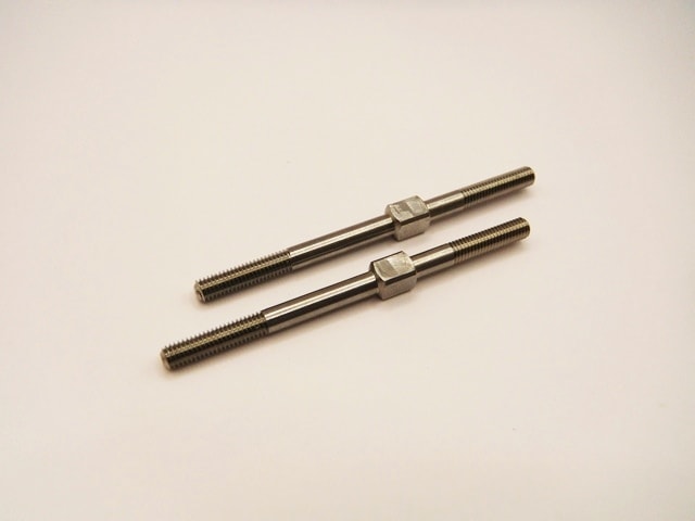 チタンターンバックルセット(M3×50mm) 　Titanium Turnbuckle Set (3x50mm) 2pcs