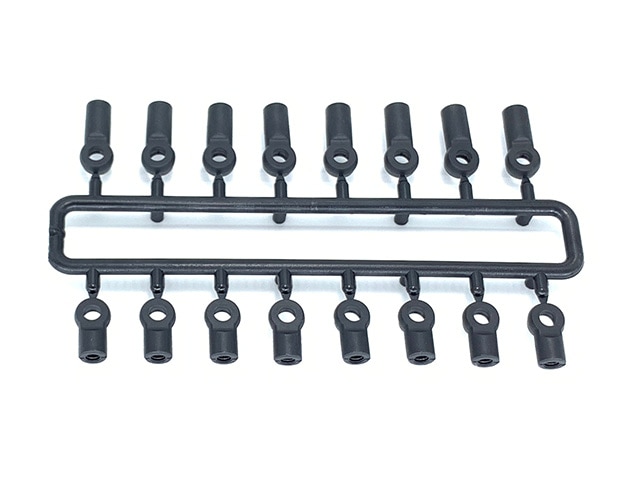 Rod End (SS/M Size) Each 8pcs (for Tamiya 5mm Ball)