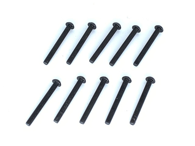 Steel Hex Socket Screw Button Head M3×27(10 pcs.) 3x27