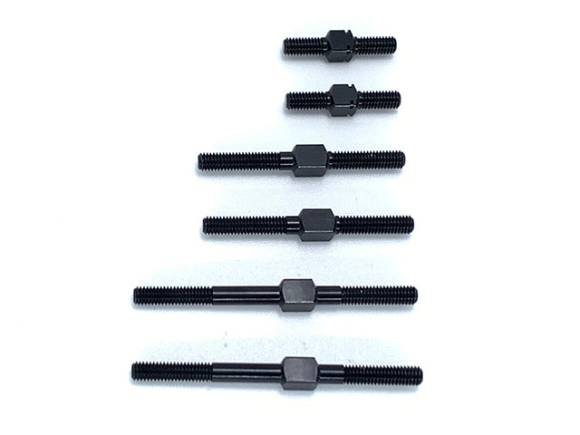Turnbuckle Set (Black) (for Tamiya Hornet EVO)