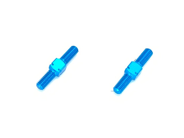 70-75 Duralumin Turnbuckle M3×18mm(Light Blue) 70-75Duralumin turnbuckle M3×18mm(Light blue)