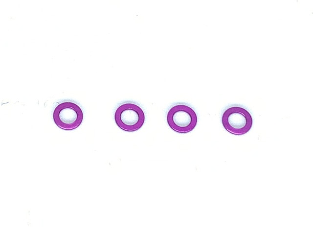 0.5t Collar OD 5mm (for M3 Aluminum Post)(Purple) 4pcs
