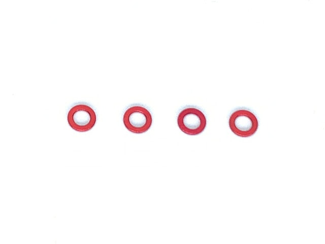 0.5t Collar OD 5mm (for M3 Aluminum Post)(Red) 4pcs