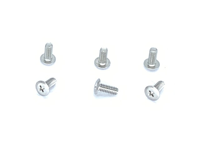Stainless Steel Ultra-Thin Head Screw M2×5mm Cross Type 6 pcs. M2×5mm