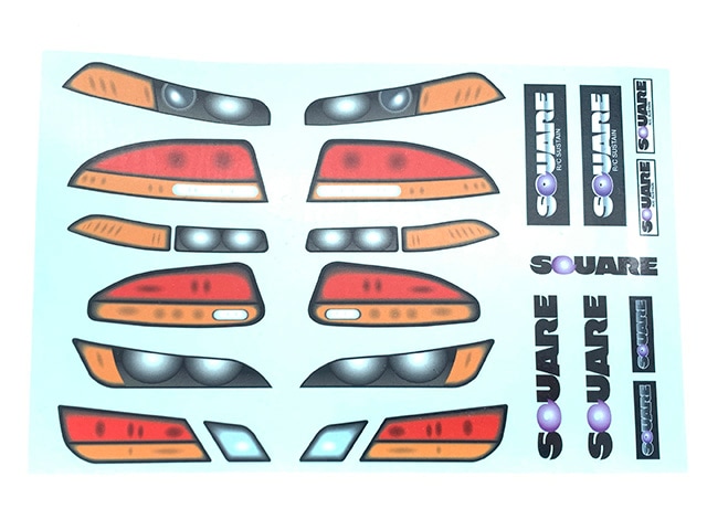 Light Decals for Touring Cars
