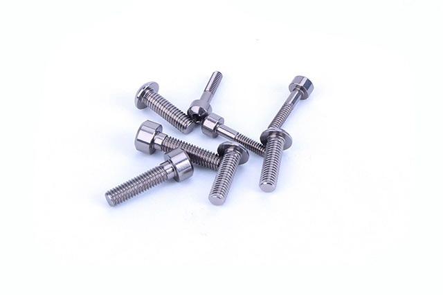 FUTABA 6PV用アルミスクリューセット(チタンカラー) 　Aluminum Screw Set for FUTABA 6PV (Titanium Color)