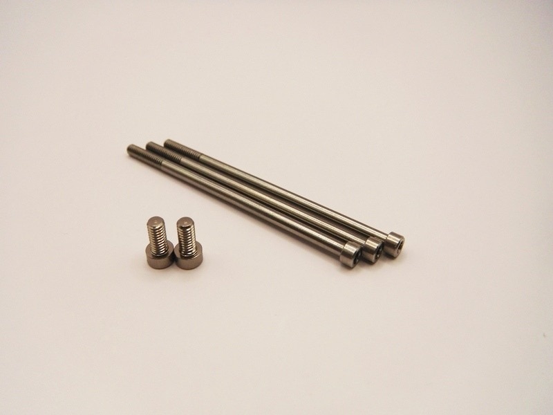 ブラシレスモーターBandit G4用チタン/アルミスクリューセット(チタンカラー) 　Titanium/Aluminum Screw Set for Bandit G4 Brushless Motor (Titanium Color)