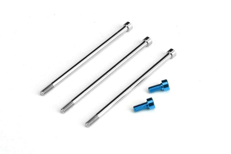 ブラシレスモーターBandit G4R用チタン/アルミスクリューセット(ライトブルー)  　Titanium/Aluminum Screw Set for Bandit G4R Brushless Motor (Light Blue)