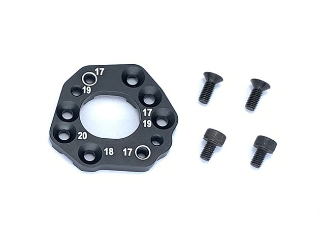 ヒートシンク70-75モーターマウント(タミヤDT-04/HORNET EVO.用) Heat Sink 70-75 Motor Mount